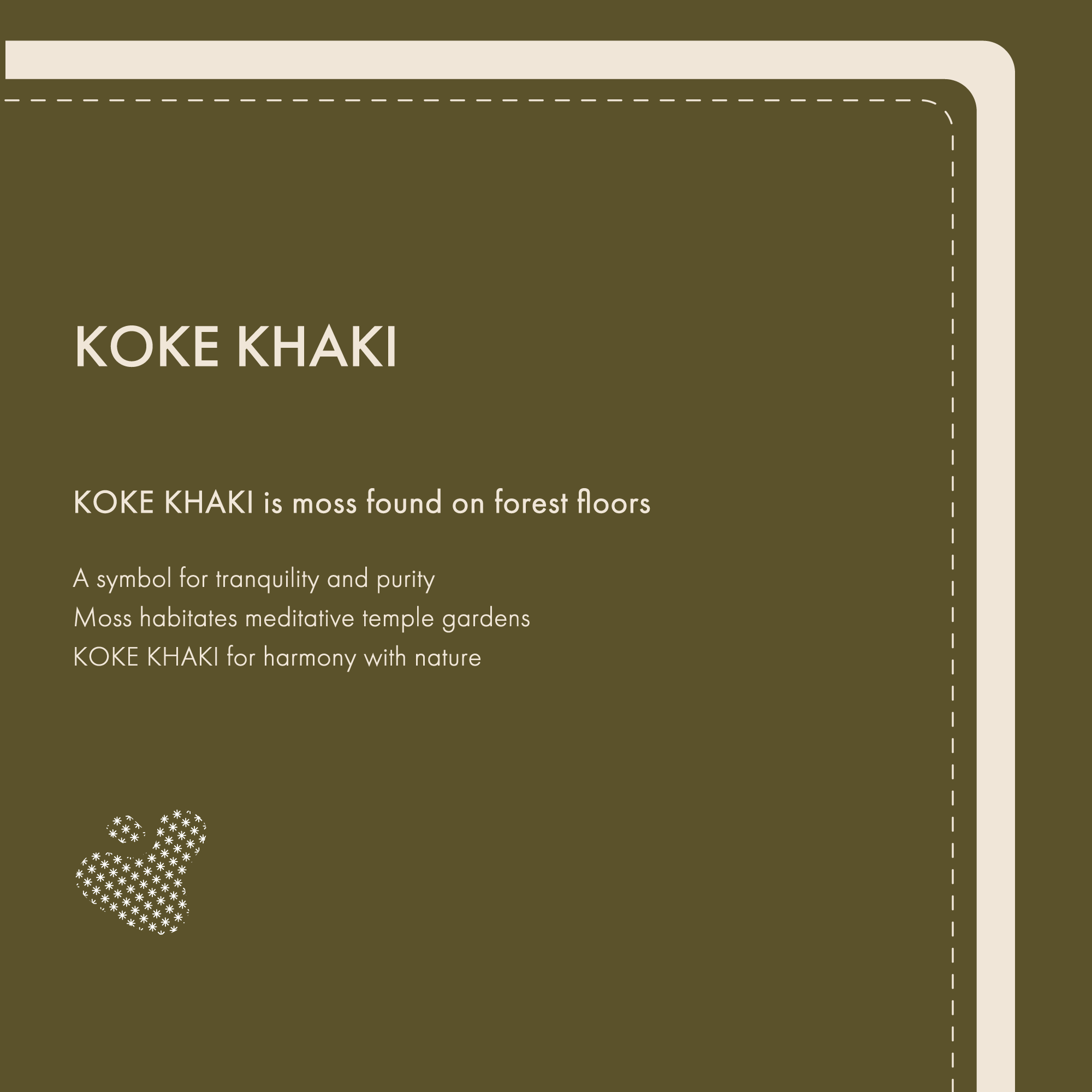 KULUR colors KOKE Khaki knife storage