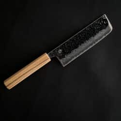 Nakiri knife Damascus knife Kashi handle Kikusumi Japanese knife