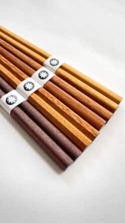 Alternative view of FURU Fuki Urushi Chopsticks